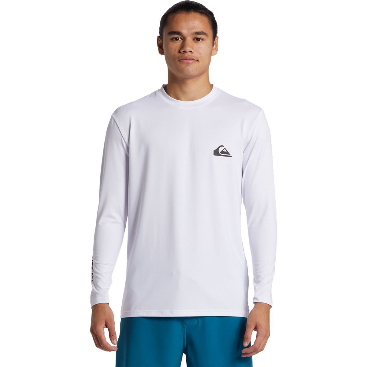 

Повседневная серфовая футболка с длинным рукавом Quiksilver, белый