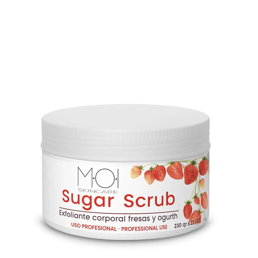 Скраб для тела Sugar Scrub MOI MOISES CAMPO, 250 г, Клубника