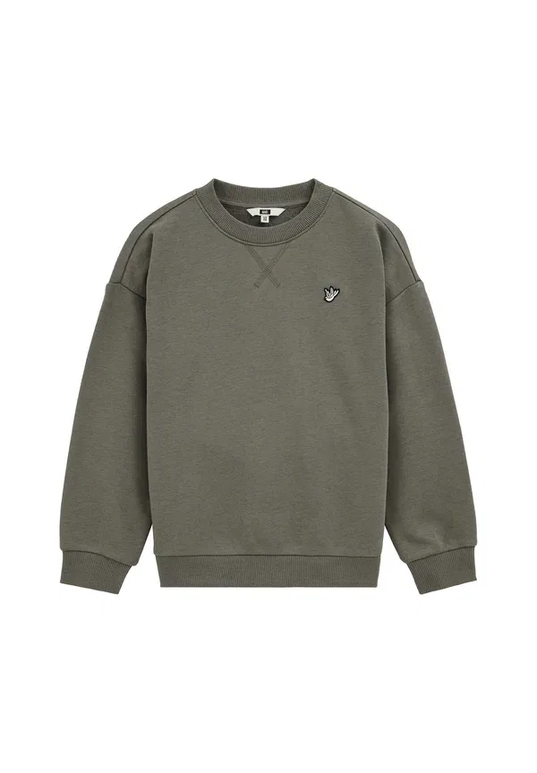 Свитшот хлопковый Sweatshirt We Fashion, Army Green, зеленый