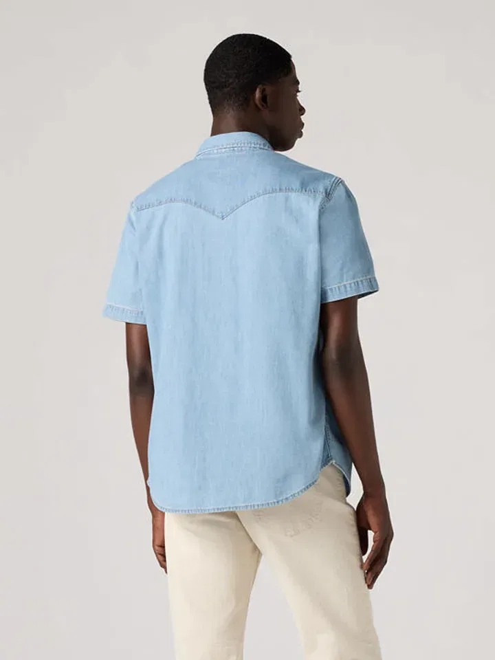 Мужская джинсовая рубашка Regular fit Levi's, Light Blue — фото 2