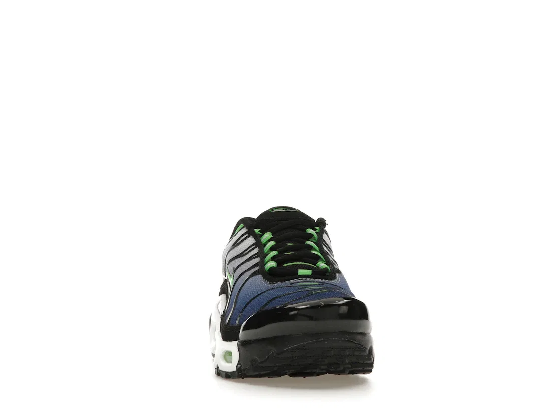 Детские кроссовки Lifestyle Nike Air Max Plus, Black/White/Deep Royal/Scream Green — фото 2