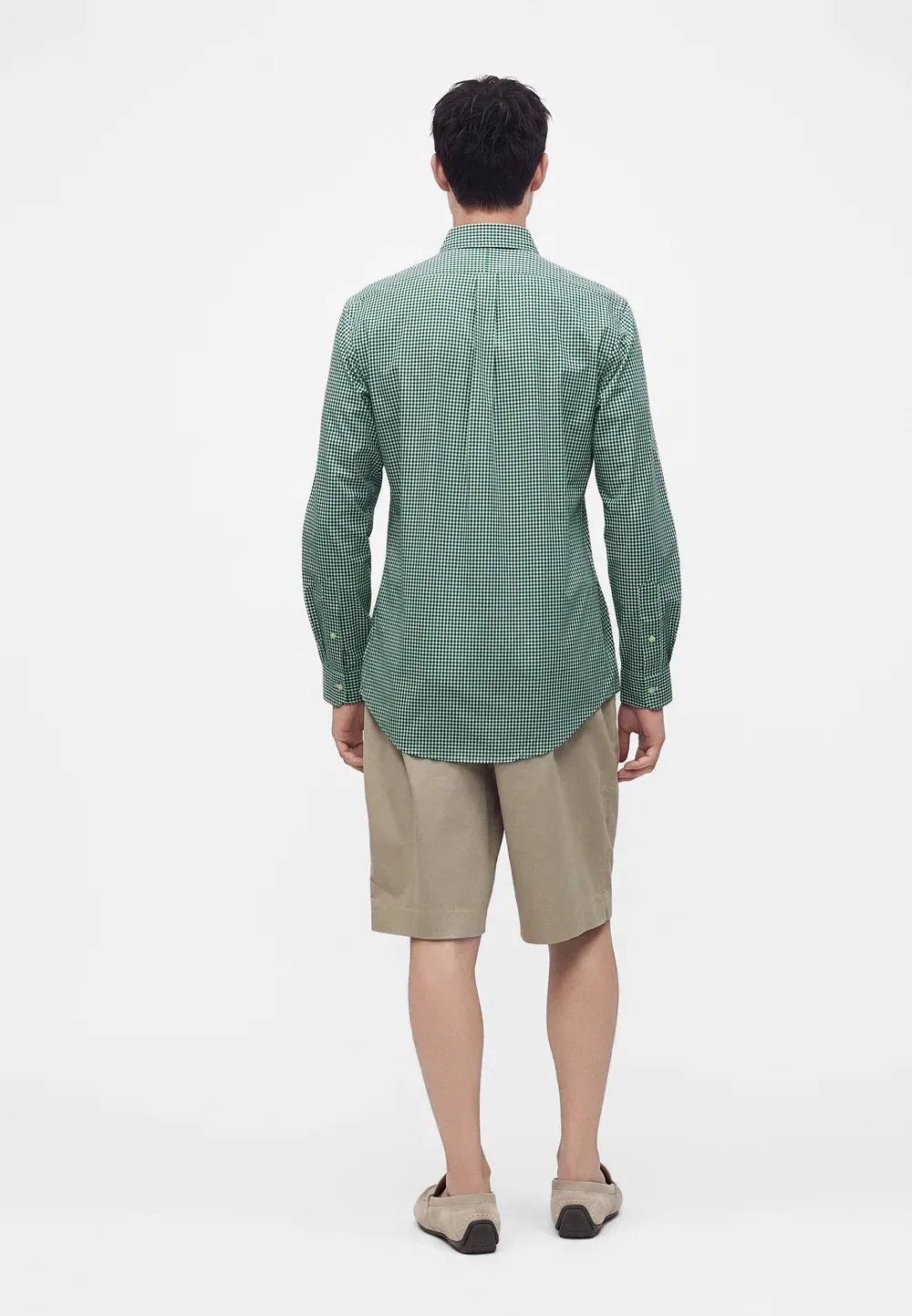 Спортивная рубашка с длинным рукавом Polo Ralph Lauren, Forest/White — фото 3