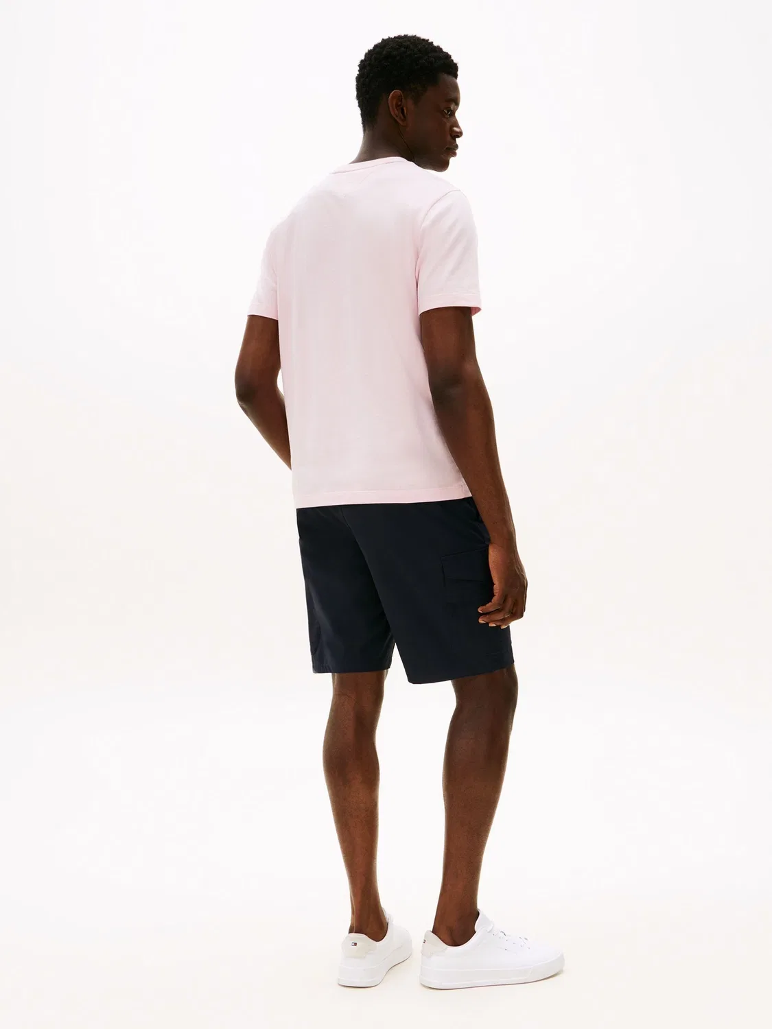 Футболка с вышивкой флага Tommy Hilfiger, розовый — фото 3