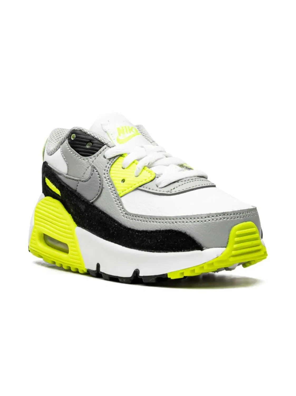Nike Кроссовки Air Max 90 в сером и ярком волтовом