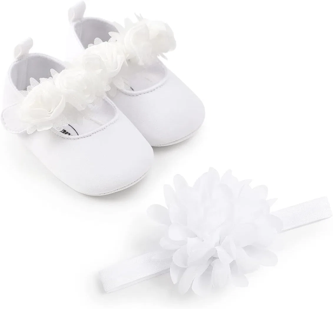 Детские туфли Мэри Джейн для девочек HsdsBebe, White — фото 3
