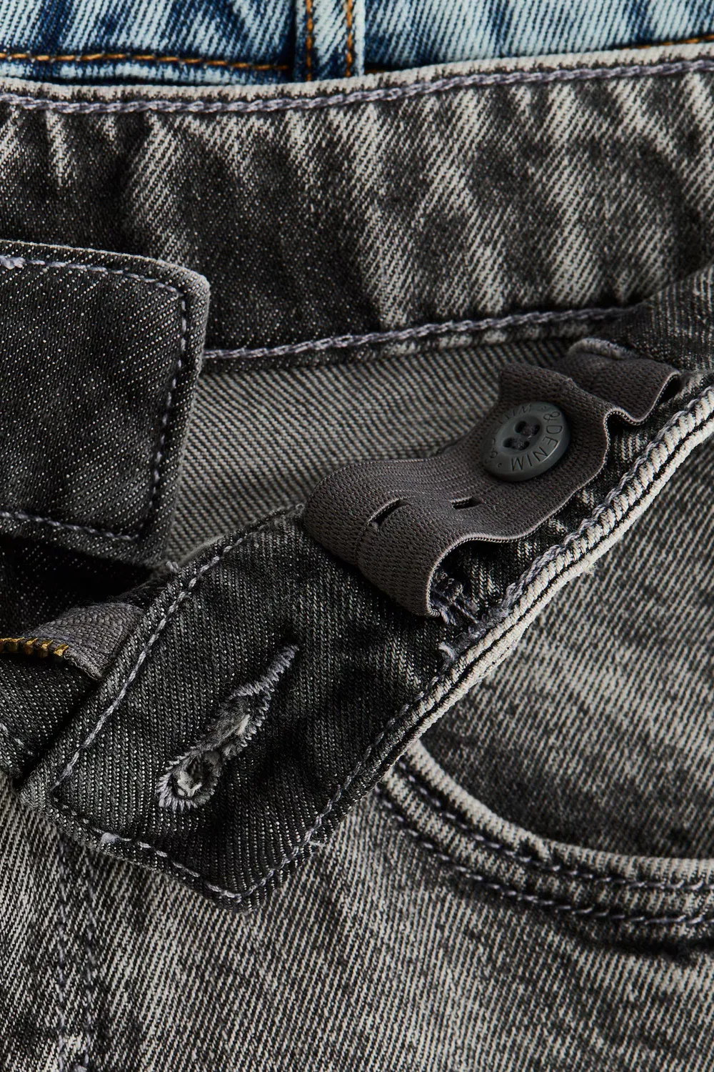 Комплект из 2 удобных эластичных джинсов свободного кроя H&M, Denimgrau/Denimblau — фото 3