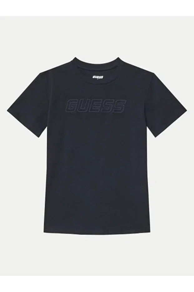 Детская футболка для мальчиков с коротким рукавом Guess, Navy Blue