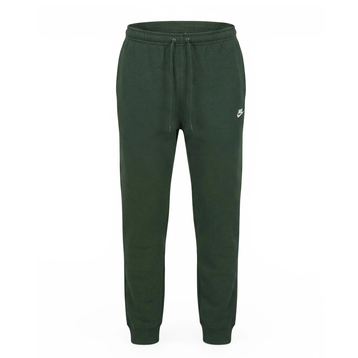 Штаны тренировочные с логотипом Club Fleece Nike, темно-зеленый