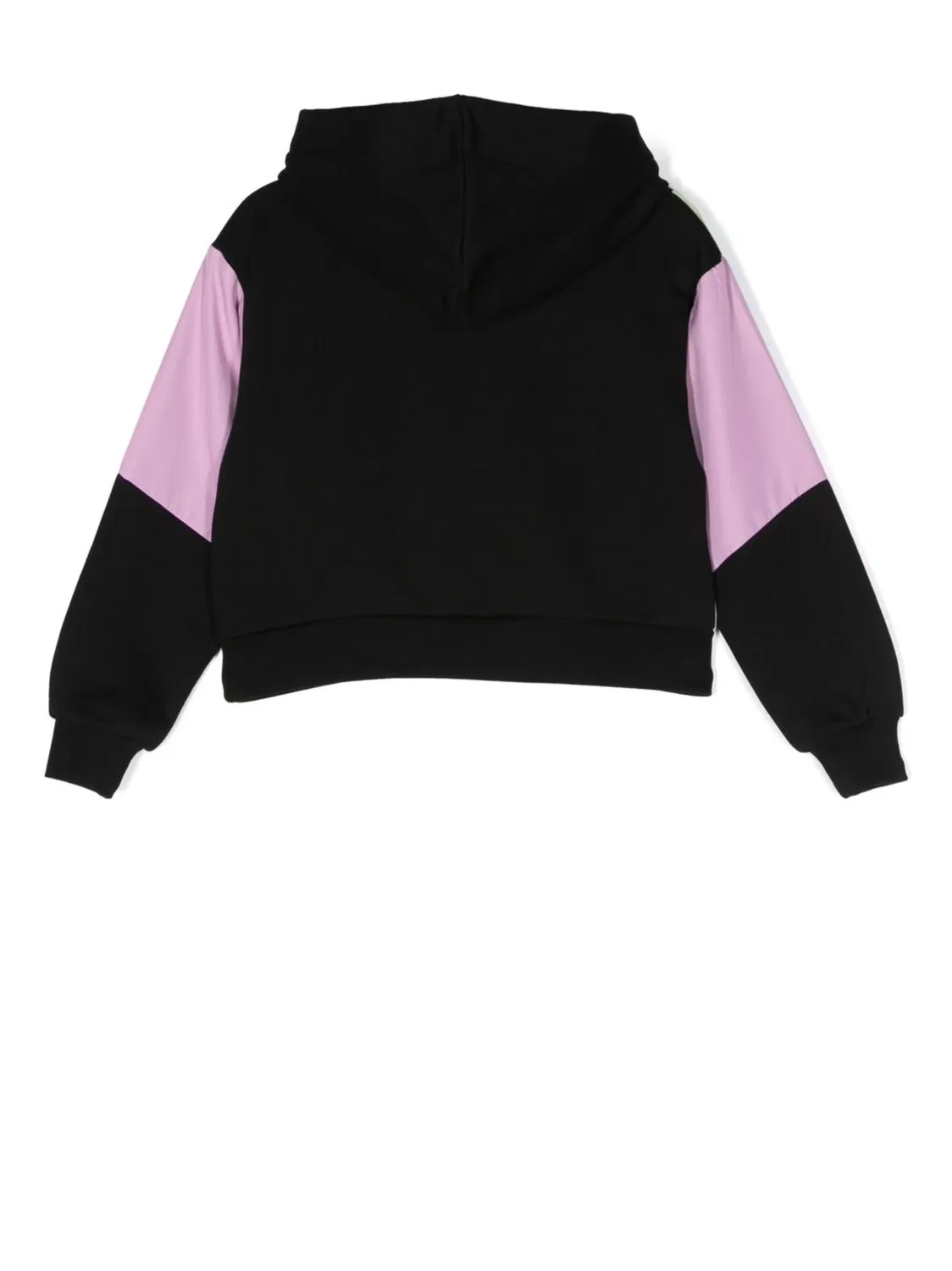 Панельное хлопковое худи MSGM, черный — фото 3