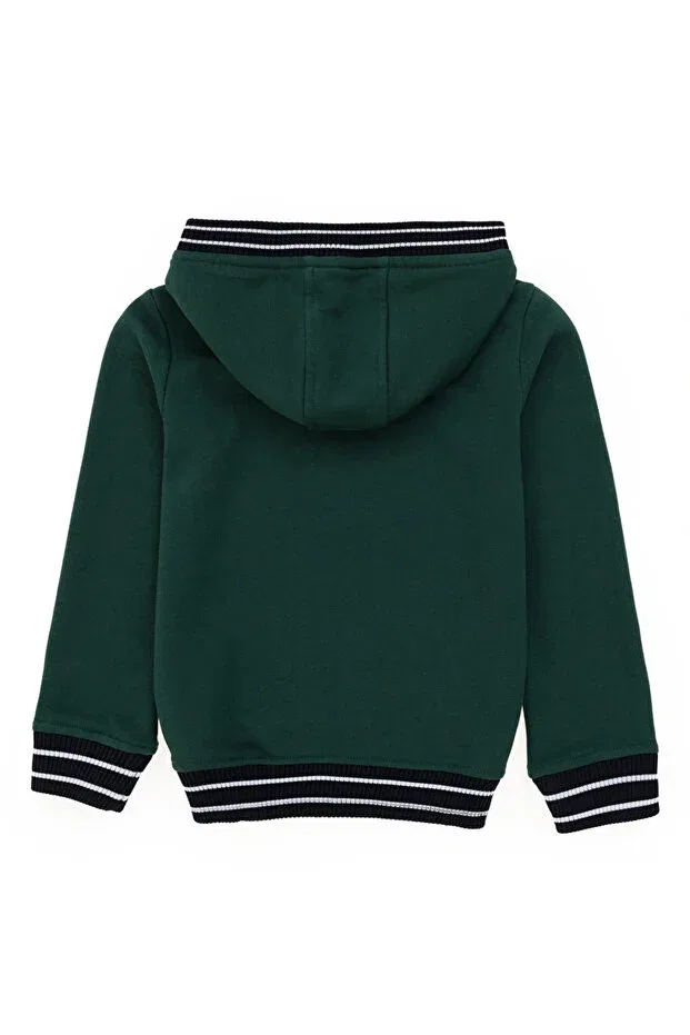Детские свитшот для мальчиков с принтом U.S. Polo Assn., Green — фото 2