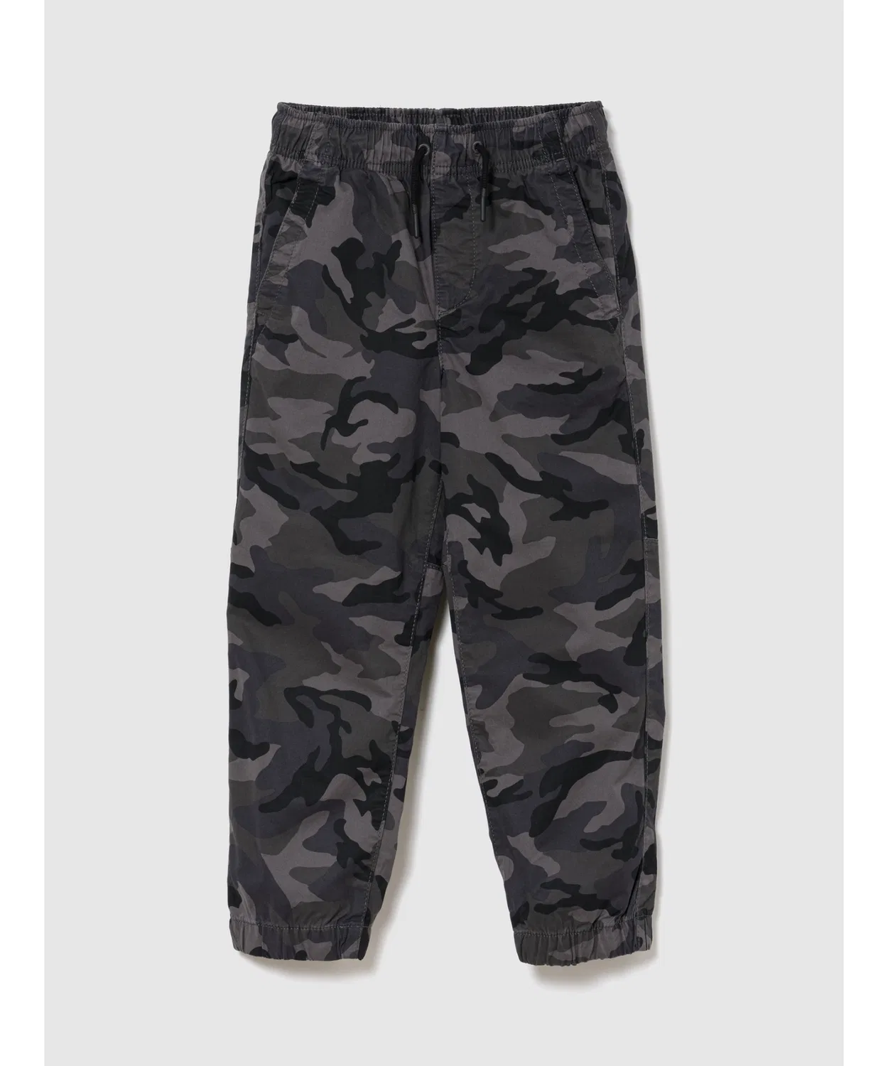 Детские джоггеры с камуфляжным принтом, свободный крой GAP, Gray
