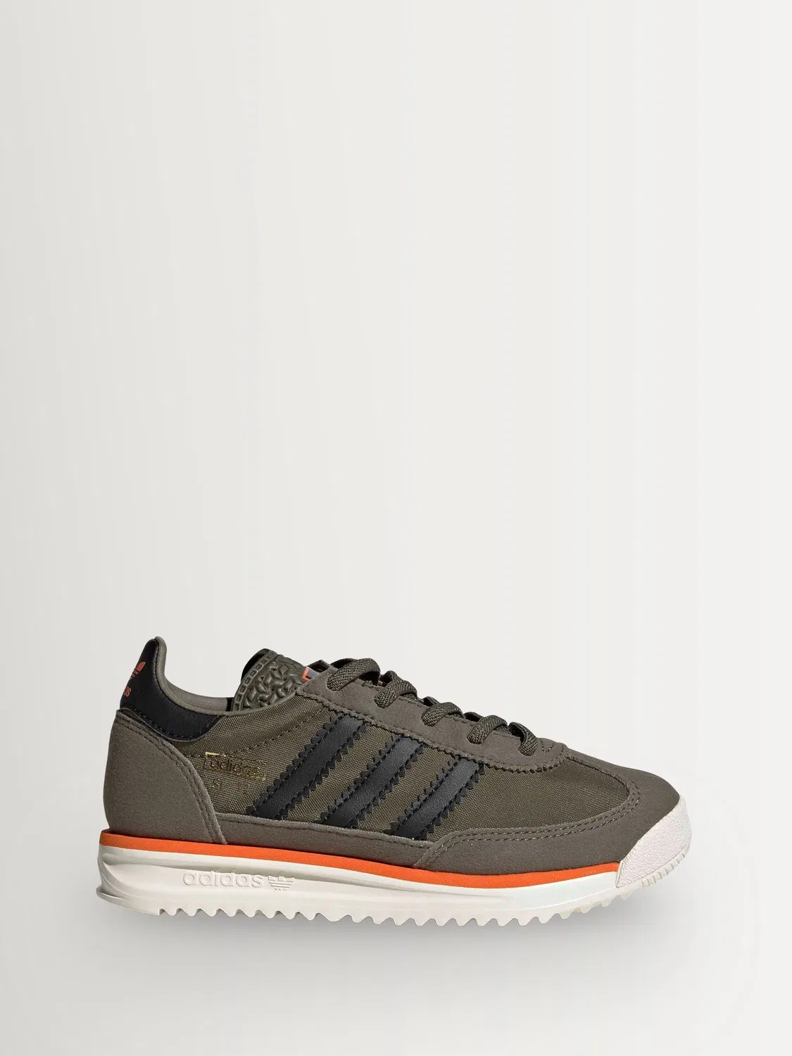 Кроссовки с эластичными шнурками adidas Originals SL 72 RS, хаки/черный