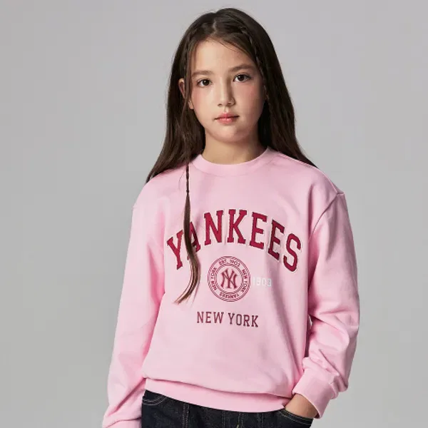Свитшот Varsity с логотипом Mlb Kids, navy — фото 4