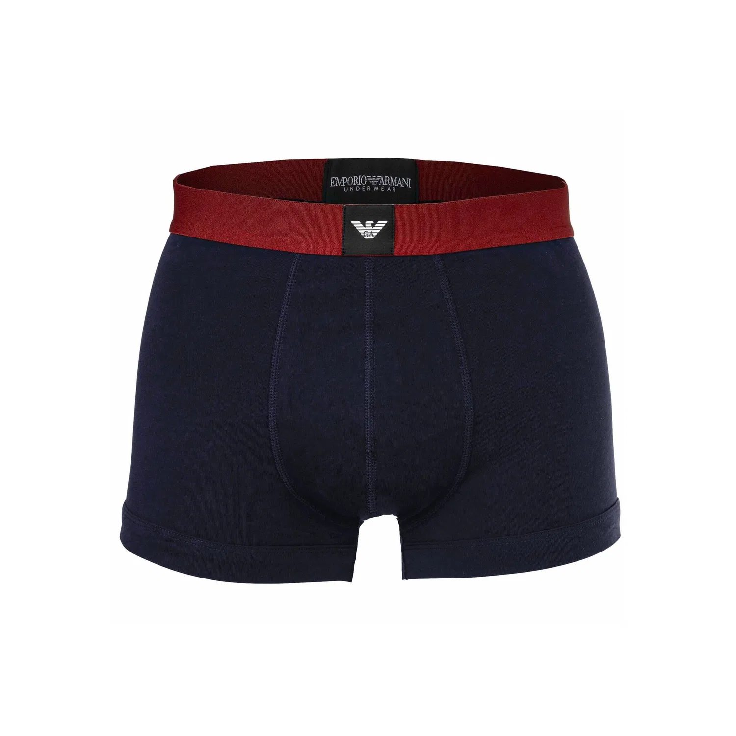 Мужские боксеры из хлопка с эластаном Emporio Armani, White/Blue/Red — фото 4