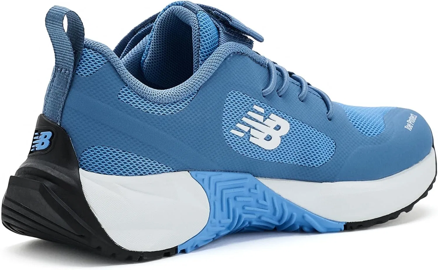 Детские кроссовки на липучке FCY New Balance, Heron Blue/Analog Blue — фото 4