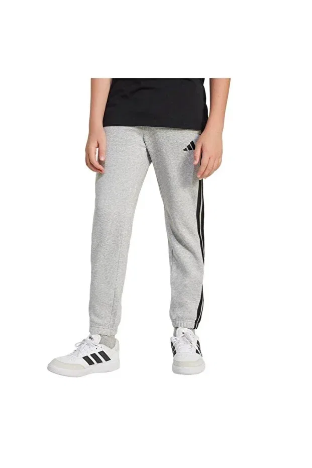 Детские спортивные штаны для девочек скинни Essentials Adidas, Gray — фото 2