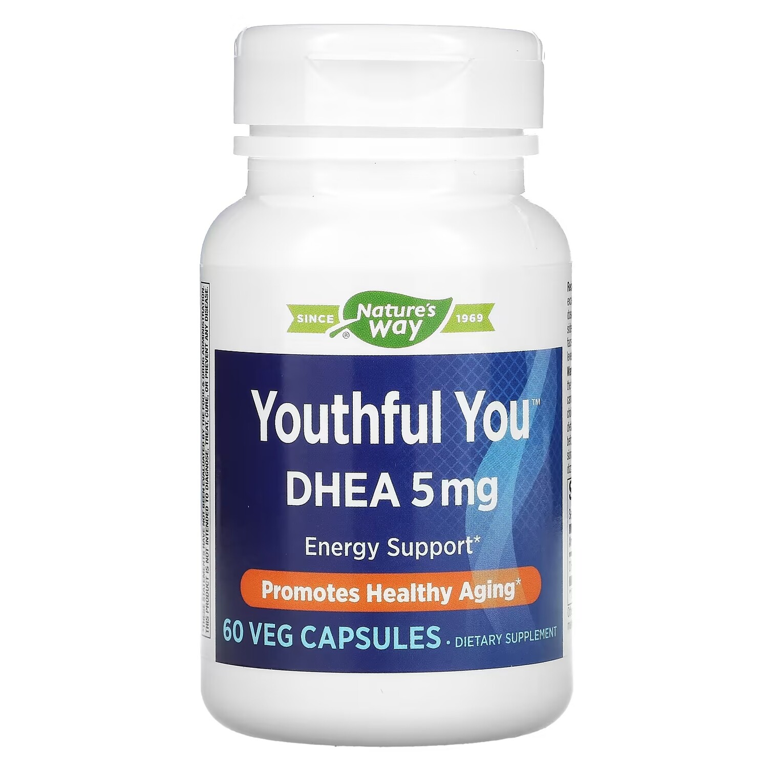 

Nature's Way Youthful You ДГЭА 5 мг, 60 растительных капсул