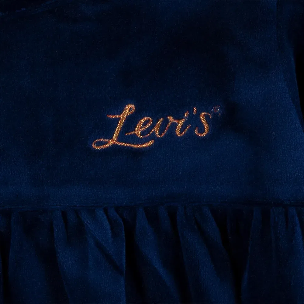 Платье длинное с рукавами Velvet Levi's, синий — фото 4