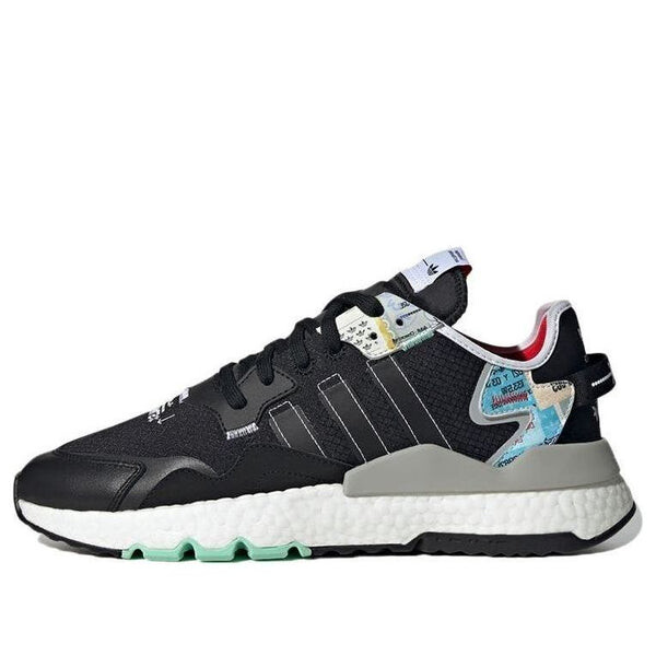 

Кроссовки оригинальные nite jogger Adidas, черный