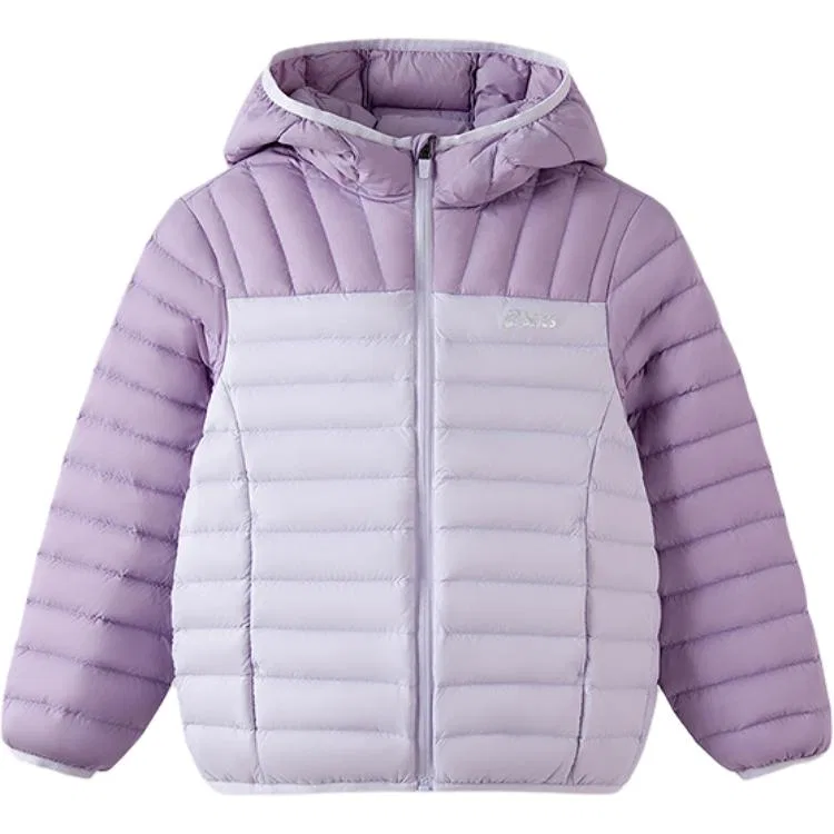 Детский пуховик с капюшоном непромокаемый 70029 Pink Purple ASICS, Pink Purple