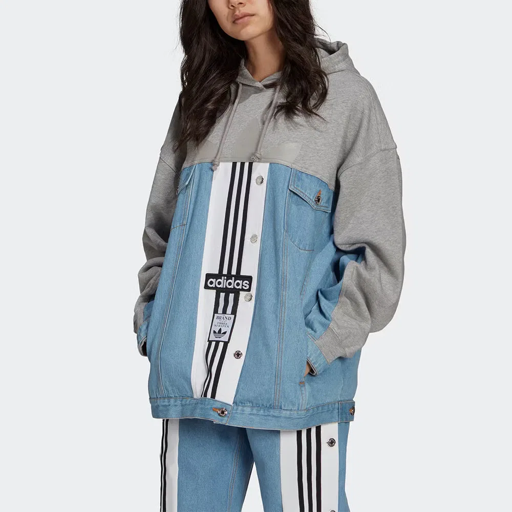 Джинсовая куртка синяя, Adidas, синий — фото 2