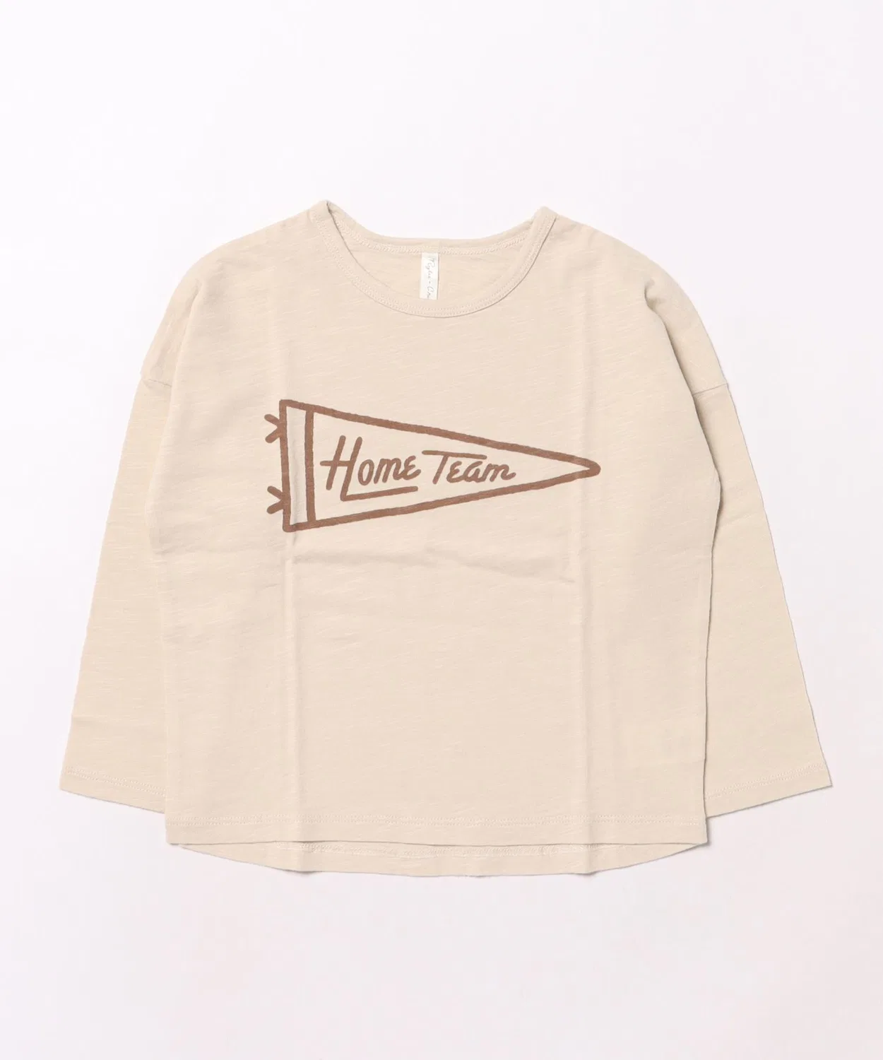 Детский лонгслив с принтом Home Team Rylee + Cru, Natural