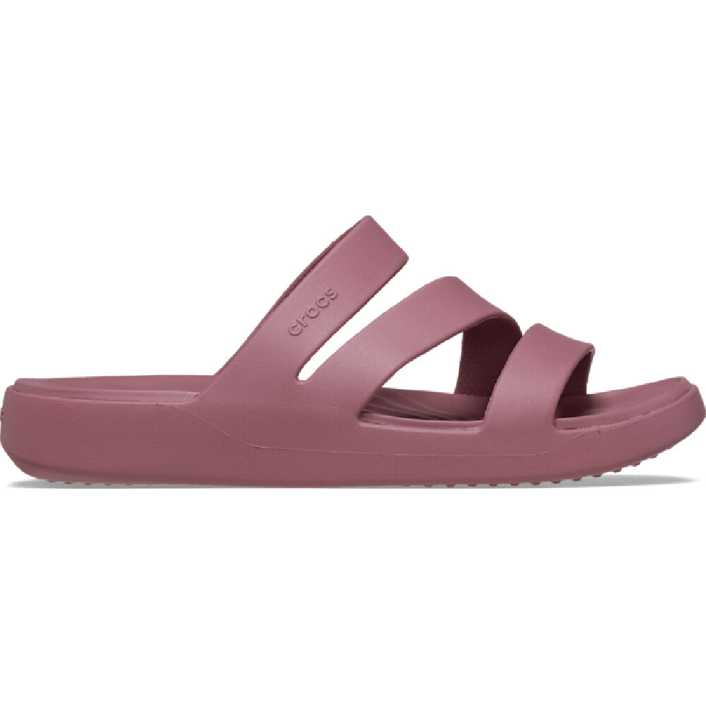 Шлепанцы Crocs Getaway Strappy, пыльно-бордовый