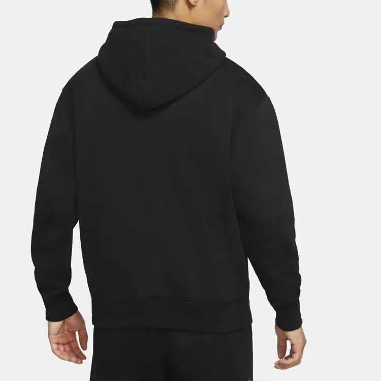 Худи на флисе с капюшоном Air Winter Utility Fleece Jordan, черный — фото 4