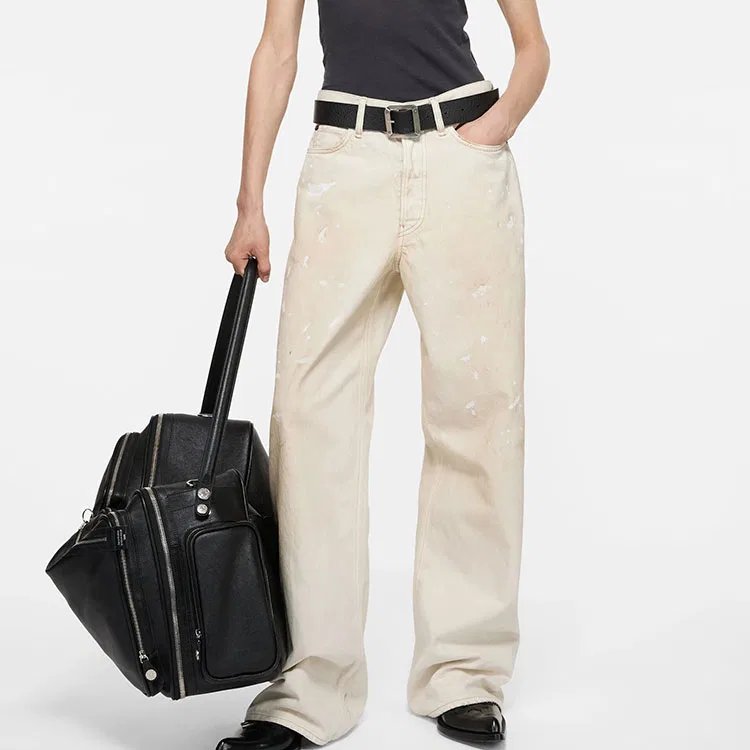 Унисекс джинсы белые Acne Studios, White — фото 4