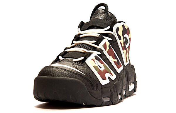 Кроссовки Air больше uptempo qs Nike, черный — фото 2