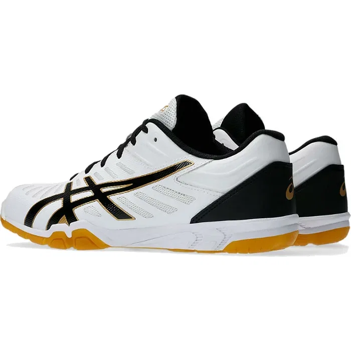 Унисекс кроссовки для настольного тенниса «Attack Excounter 2» от ASICS, White/Black (104) — фото 3