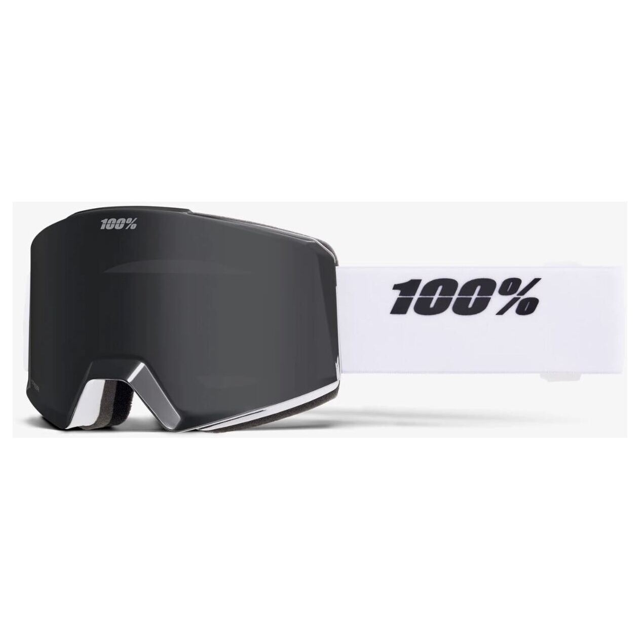 

100% очки Norg, White-Black - Hiper Black Mirror + Bonus Turquoise Mirror Lens