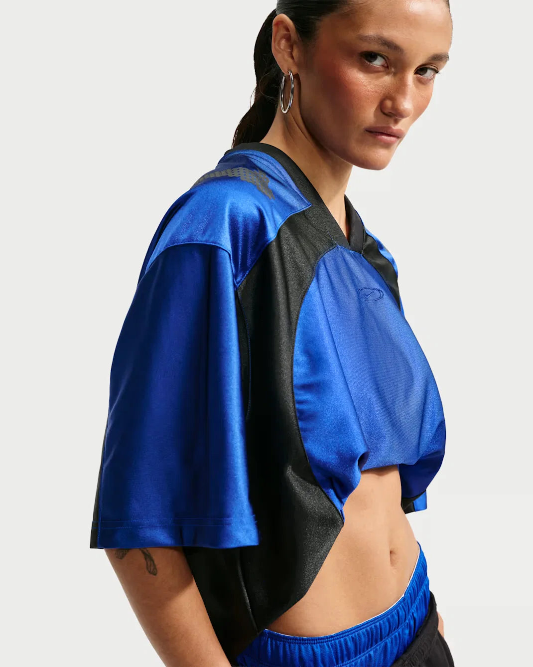 Женская футболка оверсайз Nike Sportswear, Old Royal/Black/Black/Black — фото 3