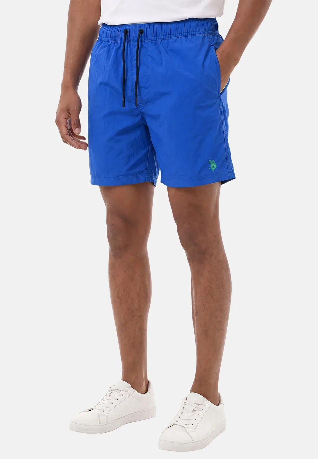 Мужские плавки с эластичным поясом USKyrk U.S. Polo Assn., Blue/Green — фото 3