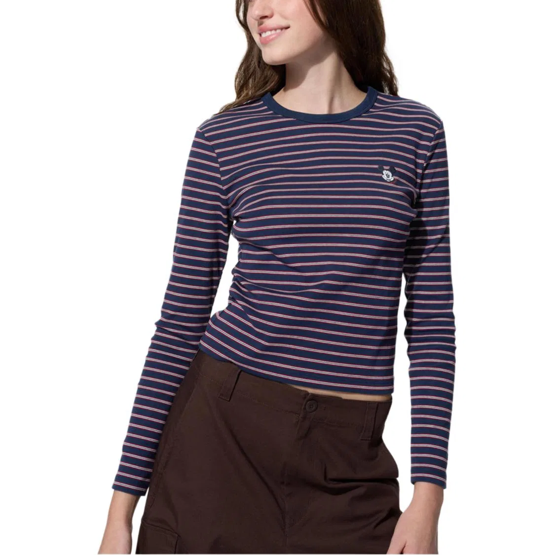 Женская футболка с коротким рукавом x Mickey & Friends UT SS26 UNIQLO, Navy Blue — фото 3