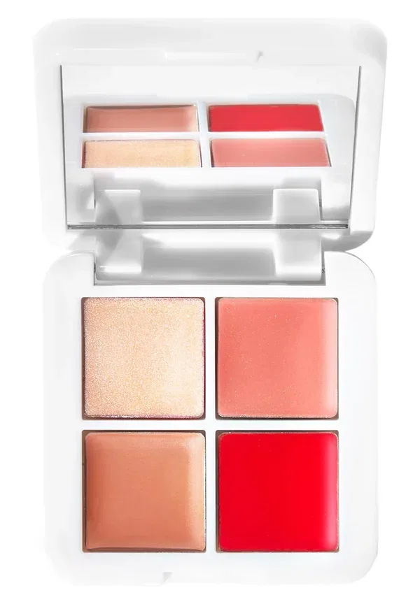 Палетка для лица и губ Glow quad Rms Beauty
