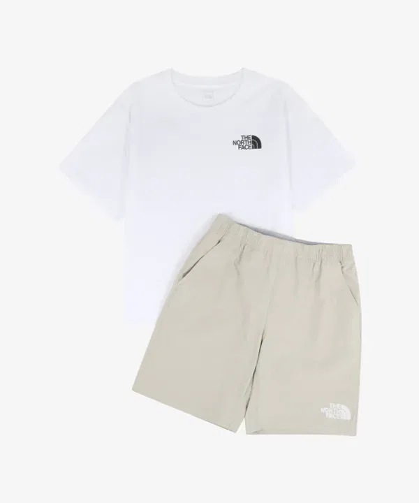 Футболка с коротким рукавом, детская, The North Face Kids, белый