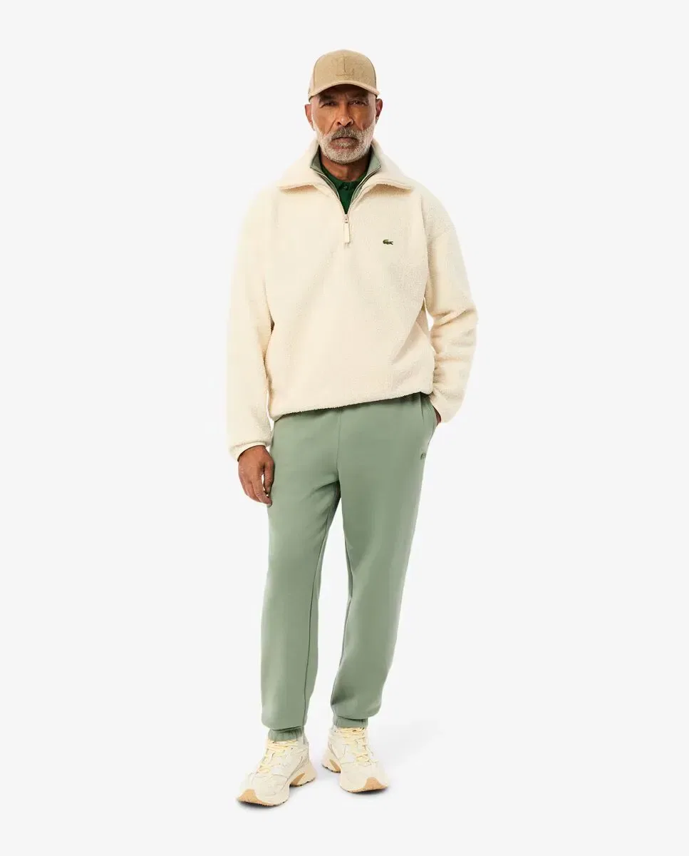 Мужское поло Lacoste с коротким рукавом из пике, облегающий крой, Verde — фото 4