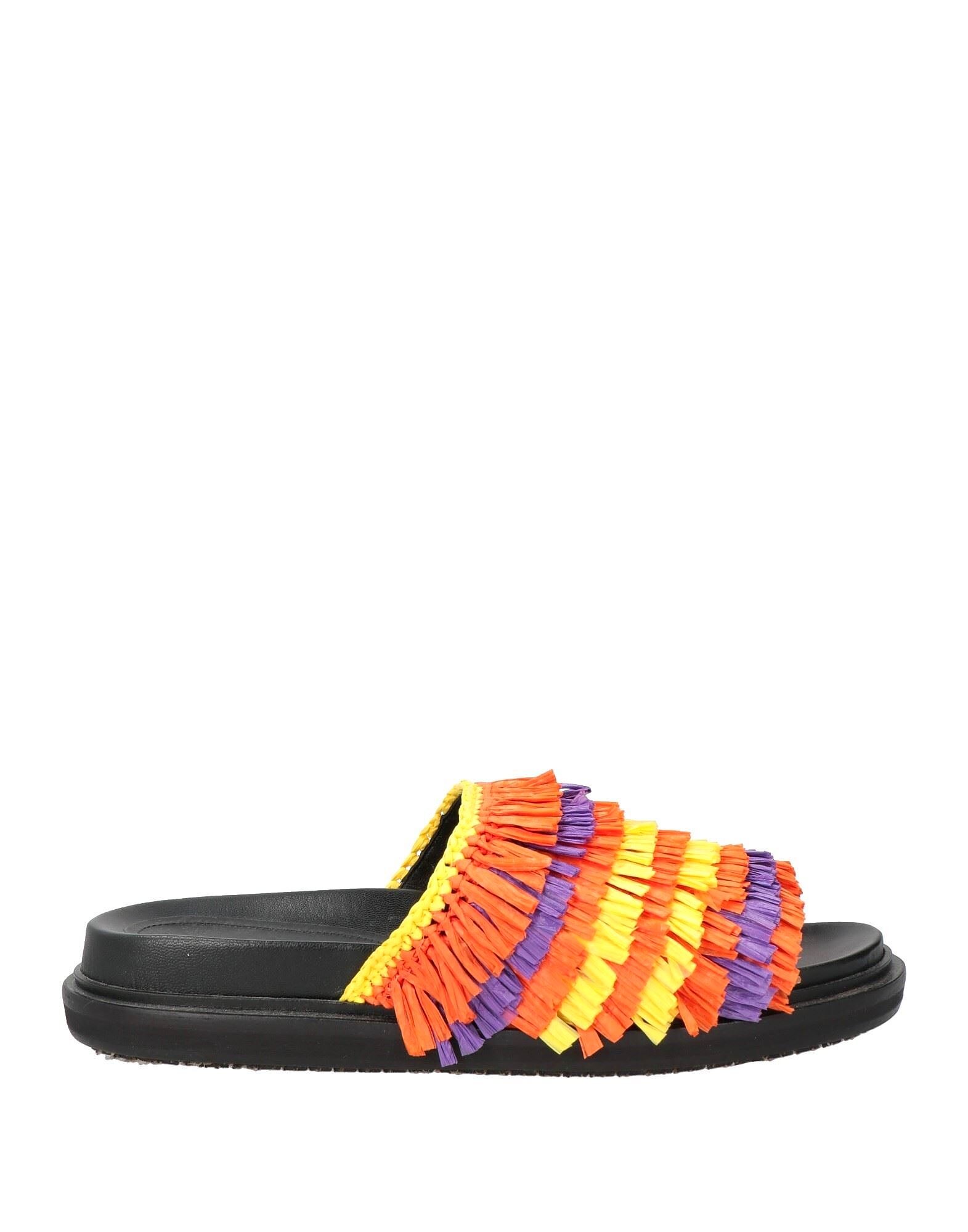 Сандалии Marni, желтый