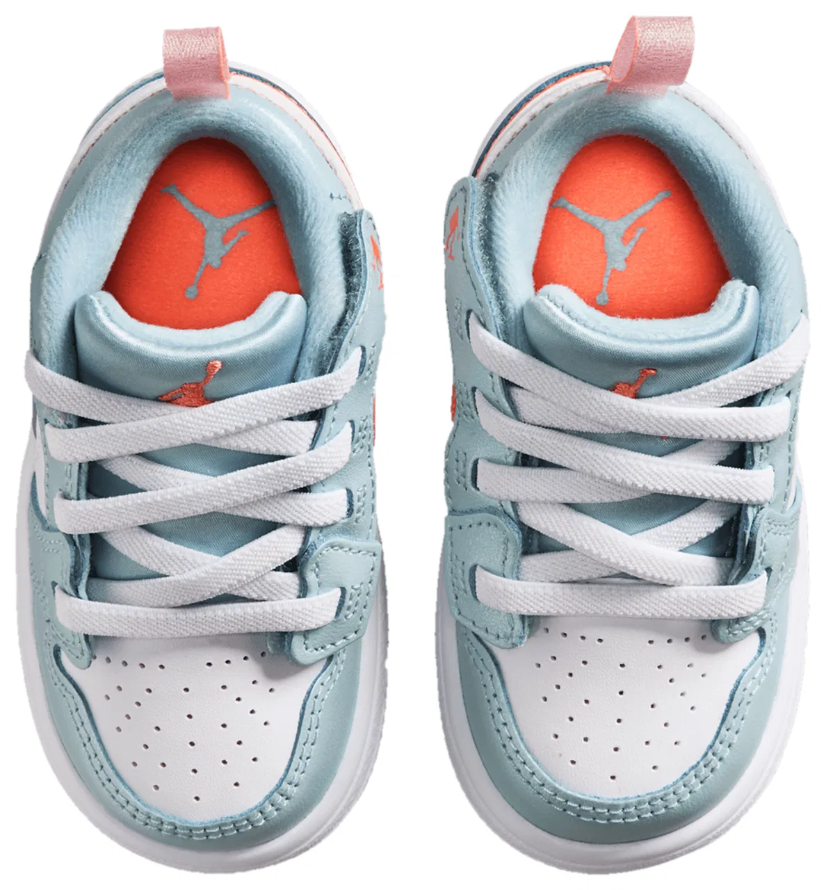 Кроссовки для девочек Jordan 1 Low Alt SE Fem, цвет Ocean Bliss/Atomic Pink — фото 4