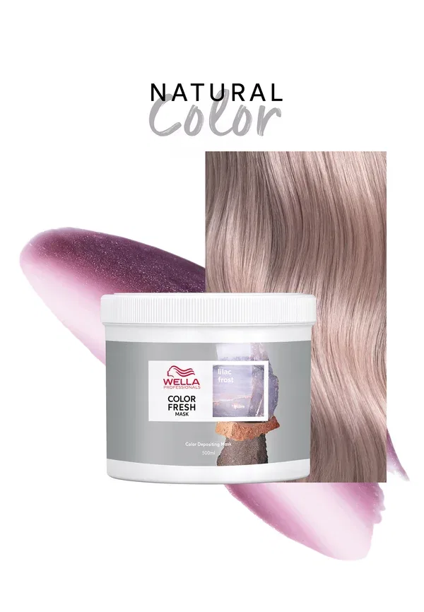 Маска для волос увлажняющая Color Fresh Mask Wella, Lilac Frost 500 мл — фото 2