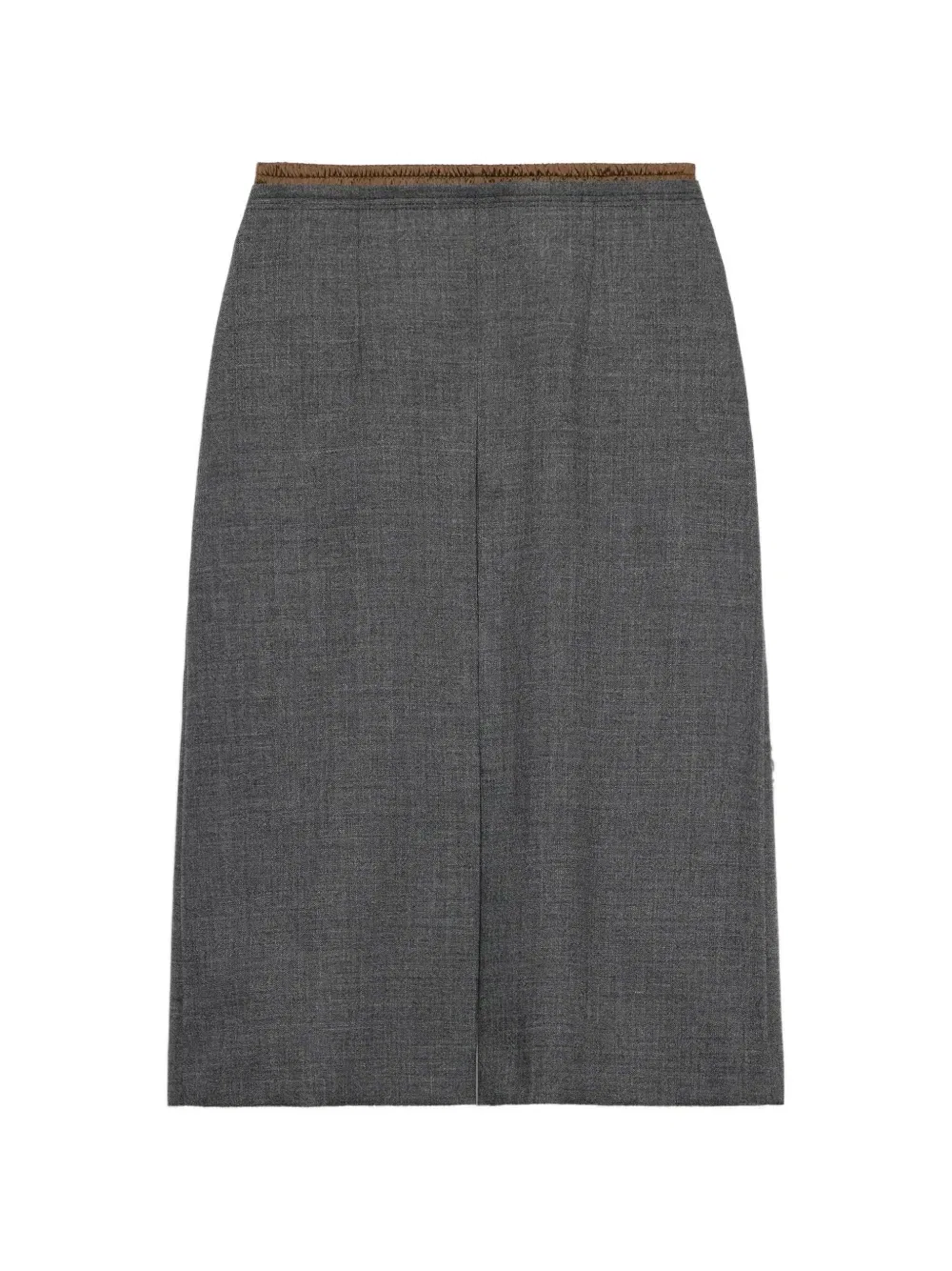 Юбка миди Rush stitch Prada, серый