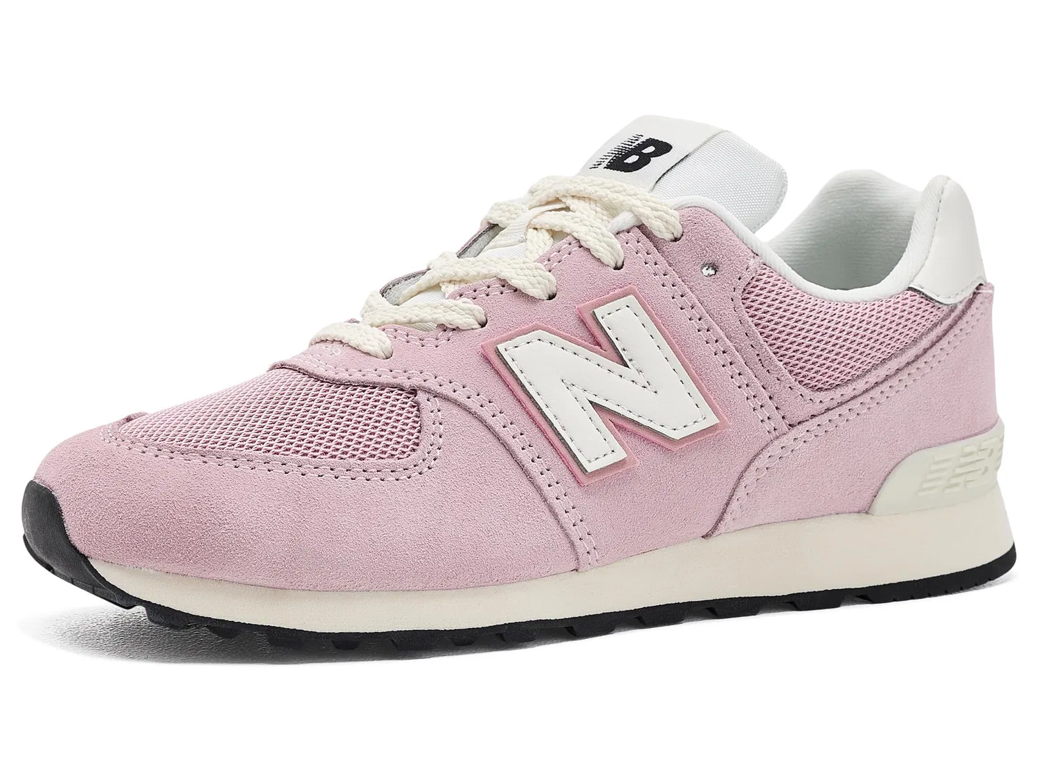 Кроссовки 574 Lace (для маленьких детей) New Balance Kids, Pink Chalk/Sea Salt — фото 2