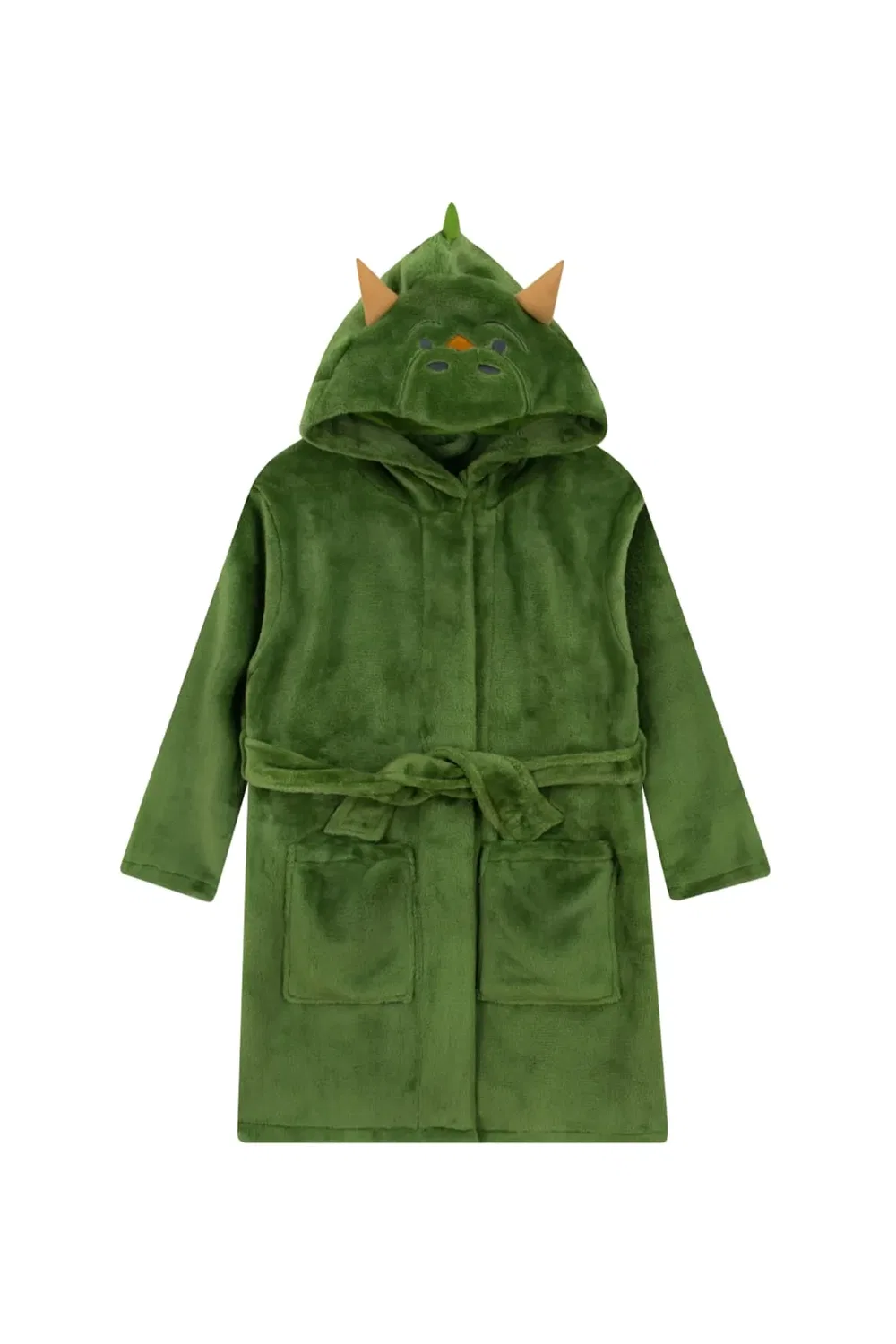 Детский халат с капюшоном с принтом динозавра Harry Bear, Green