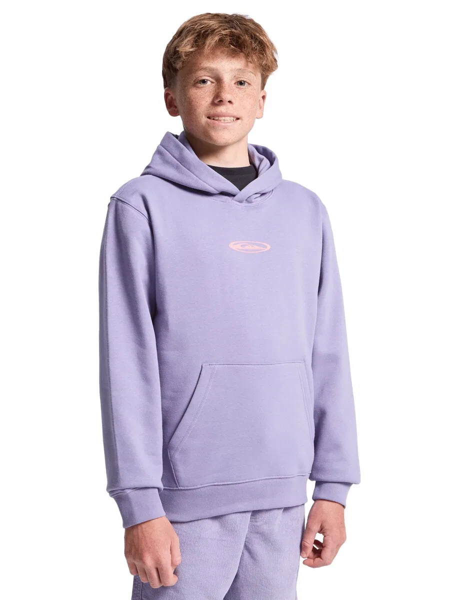 Толстовка QUIKSILVER 'Quik Globe' фиолетового цвета — фото 4