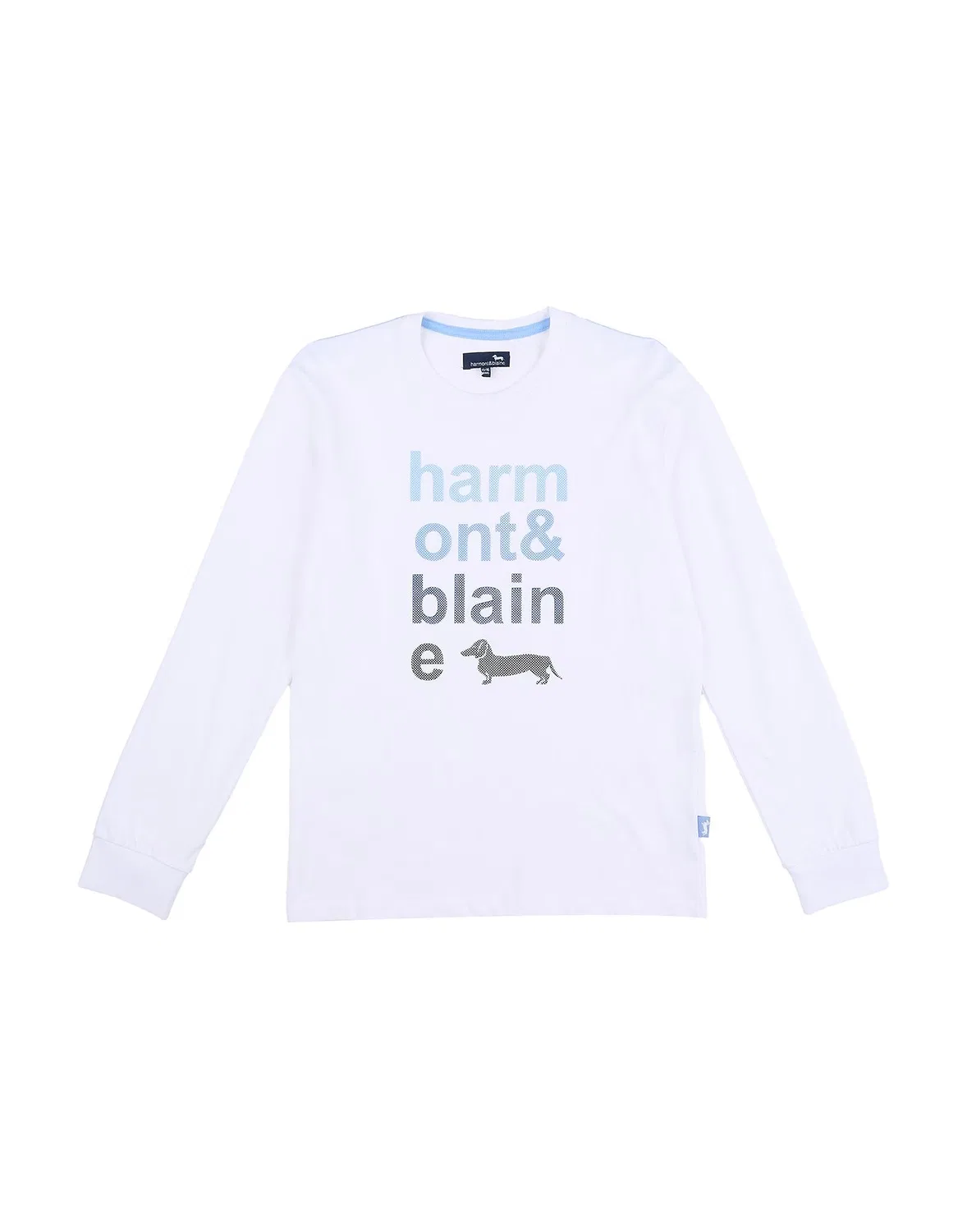 Детское джерси для мальчиков с принтом Harmont & Blaine, белый