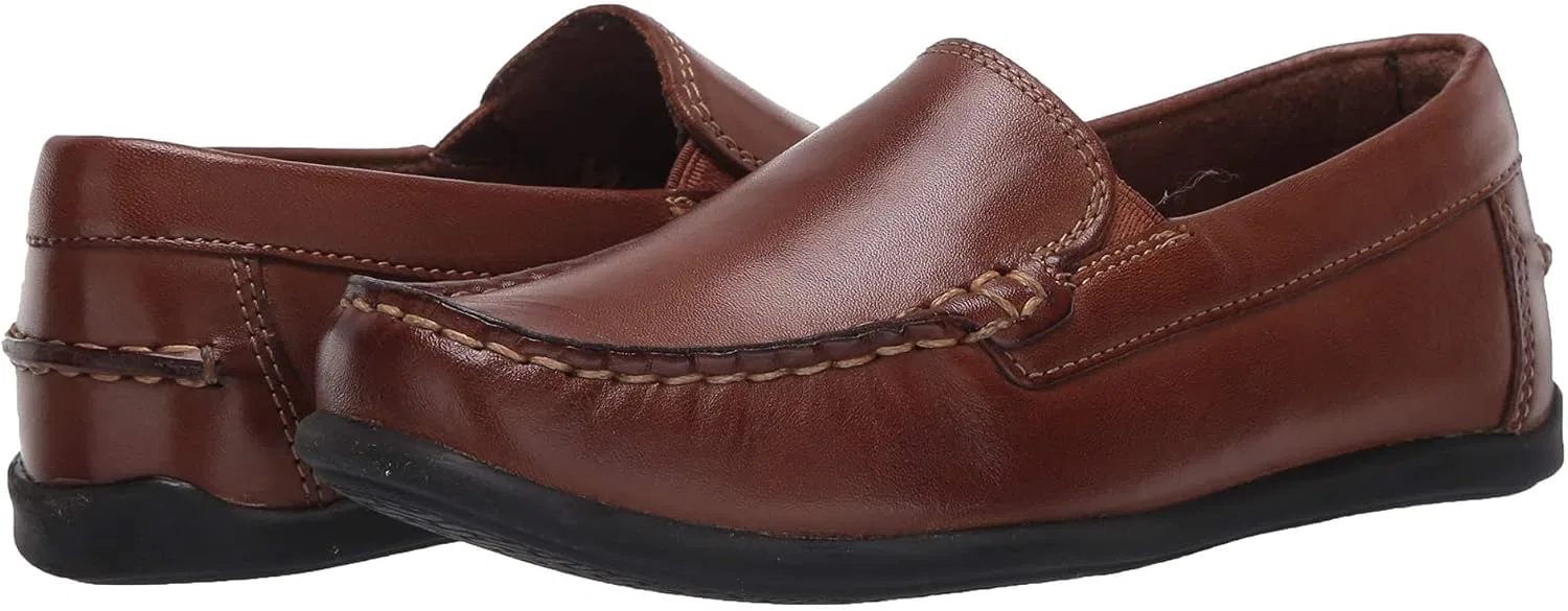 Детские туфли-лоферы для мальчиков Jerod Florsheim, Saddle Tan — фото 2