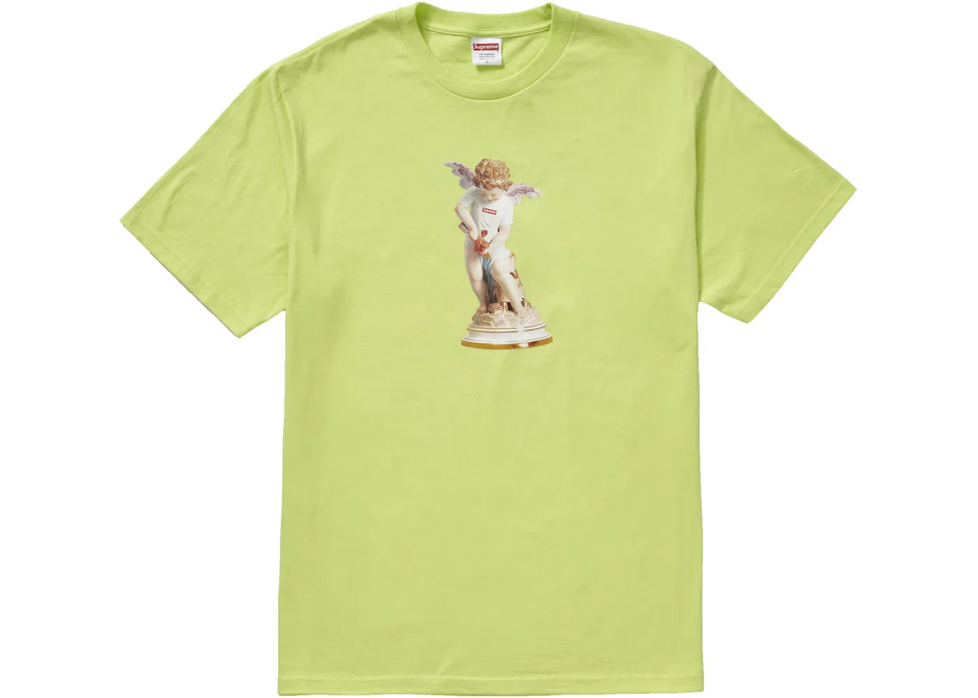 Мужская футболка с принтом Cupid Tee Supreme, Neon Green