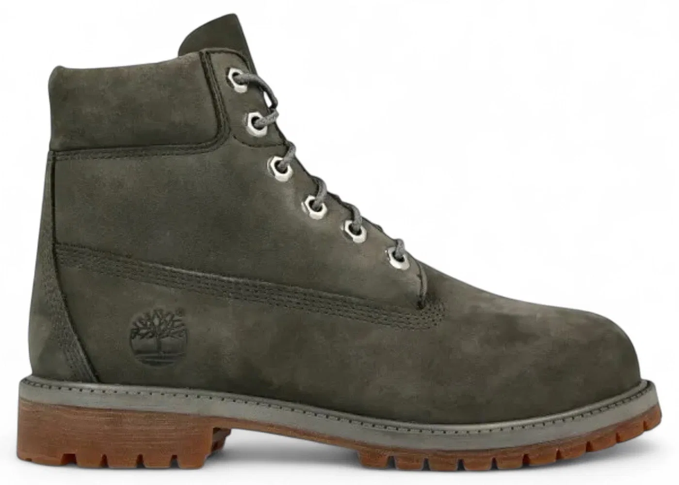 Детские ботинки водонепроницаемые Timberland 6" Premium Waterproof Boot, Dark Grey