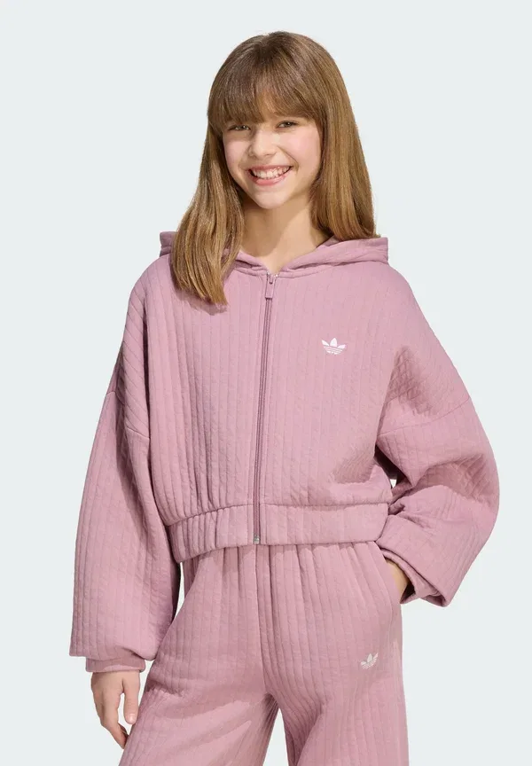 Худи на молнии Lo zip - толстовка на молнии для подростков Adidas Originals, сиреневый